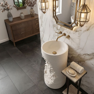 REA Volně stojící umyvadlo Travena Round REA-U3533