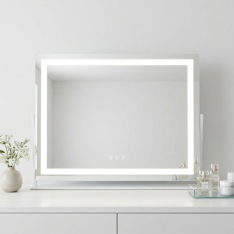 REA Zrcadlo LED STUDIO White 58x45 HOM-12017