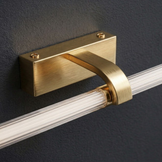 REA Koupelnové nástěnné LED svítidlo APP1885-1W 40cm BRUSH GOLD OSW-66040