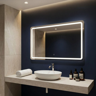 REA Zrcadlo LED 100x60cm EDIT HOM-01524