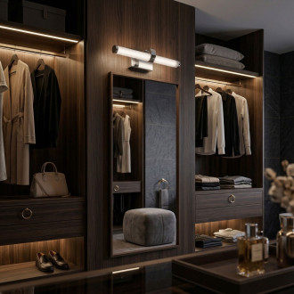 REA Koupelnové nástěnné LED svítidlo APP1881-1W 40cm CHROME OSW-66036