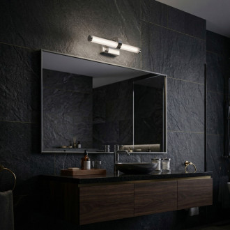 REA Koupelnové nástěnné LED svítidlo APP1881-1W 40cm CHROME OSW-66036