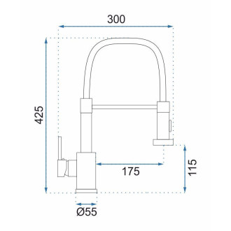 REA Kuchyňská baterie Colin Titan REA-B0416