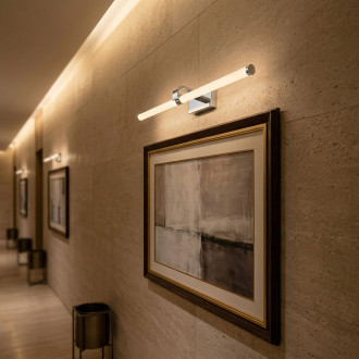 REA Koupelnové nástěnné LED svítidlo APP1882-1W 60cm CHROME OSW-66037