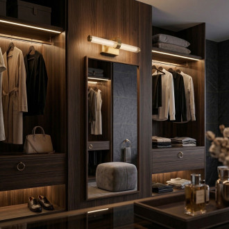 REA Koupelnové nástěnné LED svítidlo APP1883-1W 40cm GOLD OSW-66038