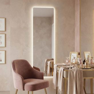 REA Zrcadlo LED 150x50cm MOL-SQ HOM-01527