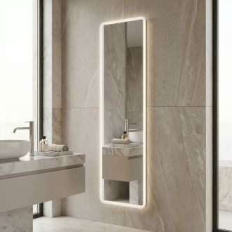 REA Zrcadlo LED 150x50cm MOL-SQ HOM-01527