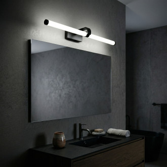 REA Koupelnové nástěnné LED svítidlo APP1888-1W 60cm BLACK OSW-66043