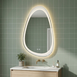 REA Zrcadlo LED ART 90x50 cm HOM-01517