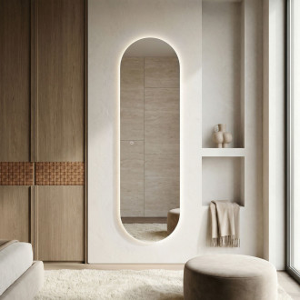 REA Zrcadlo LED 150x50cm MOL-OV HOM-01525