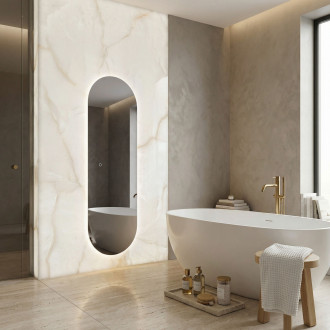 REA Zrcadlo LED 150x50cm MOL-OV HOM-01525