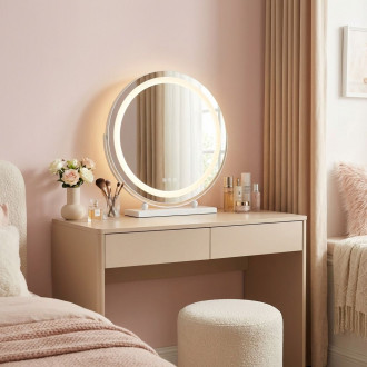 REA Zrcadlo LED MAKE-UP White 40 cm HOM-12019