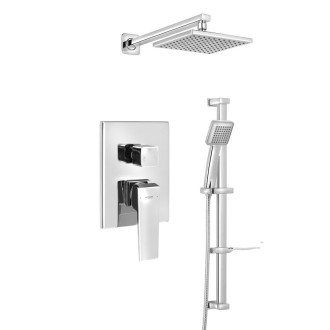 RITMO podomítkový sprchový set s pákovou baterií, 2 výstupy, chrom RT045