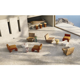 Dlažba Pastorelli Levante greige 120x120 cm mat P013663