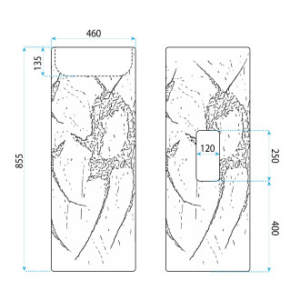 REA Volně stojící umyvadlo Revello REA-U0613