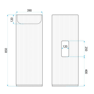 REA Volně stojící umyvadlo Margarita REA-U0614