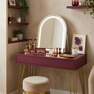 REA Zrcadlo LED GLAM White 40x45cm HOM-12018