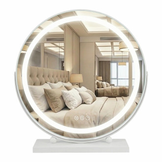 REA Zrcadlo LED MAKE-UP White 50 cm HOM-12021