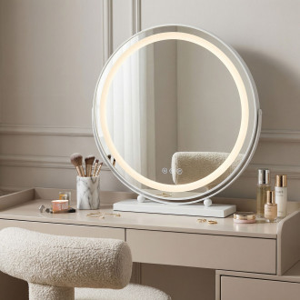 REA Zrcadlo LED MAKE-UP White 50 cm HOM-12021