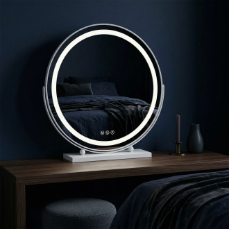 REA Zrcadlo LED MAKE-UP White 50 cm HOM-12021