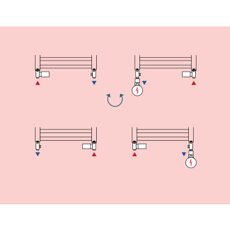 INTEGRATO-SADA, universální rohový ventil s mosaznou rozetou 2 ks