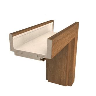 Obložková zárubeň DRE 60 cm pro tloušťku stěny 16-18 cm pravá O5OK60P