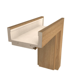 Obložková zárubeň DRE 80 cm pro tloušťku stěny 20-22 cm levá O7J80L