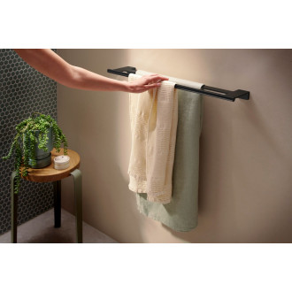 Držák ručníků Hansgrohe AddStoris S matná černá 41763670