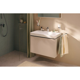 Držák skleniček Hansgrohe AddStoris Svčetně skleničky chrom 41769000