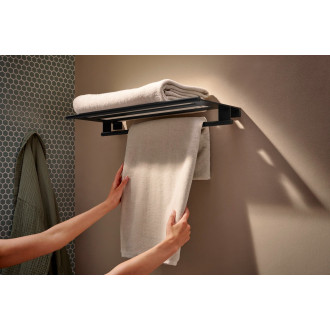 Police na ručníky Hansgrohe AddStoris S matná černá 41781670