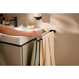 Držák ručníků Hansgrohe AddStoris S matná černá 41787670
