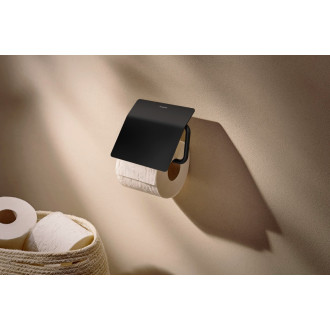 Držák toaletního papíru Hansgrohe AddStoris S matná černá 41783670