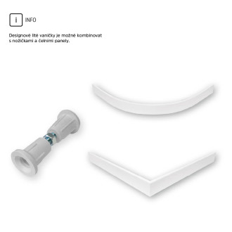 Set: spr.kout CK34123Z 90x90x185cm, chrom ALU, sklo čiré,litá vanička CV35M, CK34123ZM