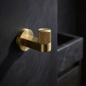 REA ORI Koupelnový háček 39104 Brush Gold REA-98061