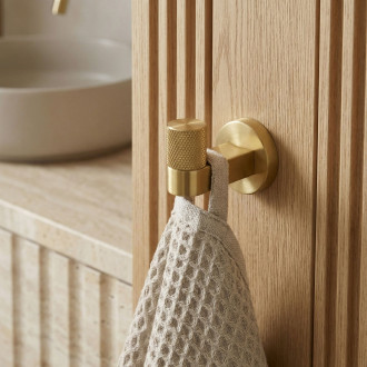 Koupelnový háček 39104 ORI Brush Gold