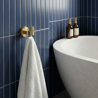 Koupelnový háček 39104 ORI Brush Gold