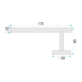 Držák na toaletní papír 6611 Modern Copper