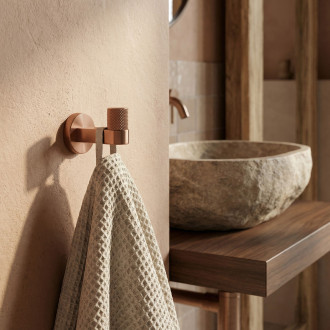 Koupelnový háček 39104 ORI Brush Copper