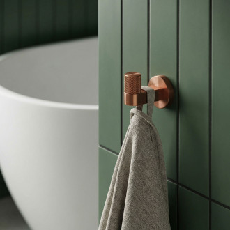 Koupelnový háček 39104 ORI Brush Copper