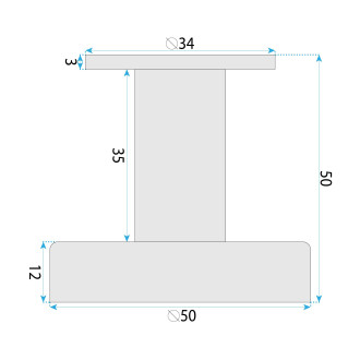 Koupelnový věšák 6606A Modern Gold