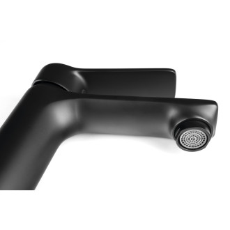 SINTRA stojánková umyvadlová baterie, černá mat