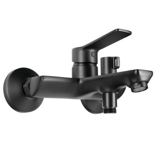 SINTRA nástěnná vanová baterie, černá mat