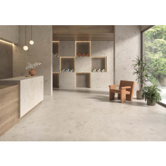 Dlažba Geotiles Stratos mud 60x120 cm mat STRATBR612MU