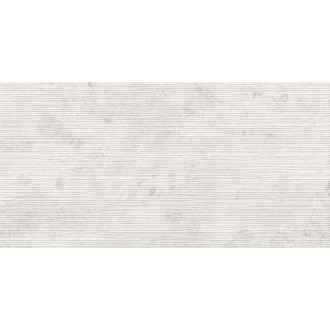 Dlažba Geotiles Stratos white dekor 60x120 cm mat STRATBR612WHD