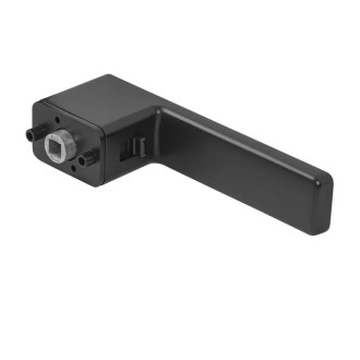 Klika MPK Perfecta bez spodních rozet černá matná s uzamykáním na klice PERFECTARTBSBEZSL