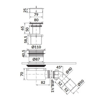 Cersanit Tako Slim set B449 vanička čtvrtkruh bílá M 90x4 S932-156