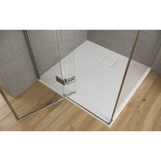 Cersanit Tako Slim set B459 vanička černá M 90x90x4 S932-166