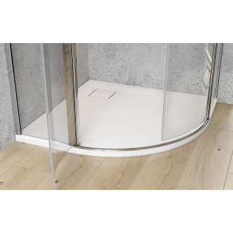 Cersanit Tako Slim set B453 vanička čtvrtkruh šedá M 90x4 S932-160