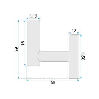 Koupelnový věšák 6606 Modern Gold