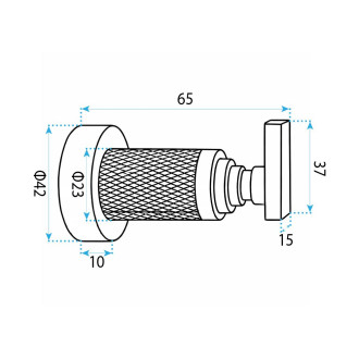 Koupelnový háček 81304 Rivo Brush Gold